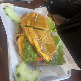 Café Cubano - Jibarito Sandwich - Cuban Near Me - Oak Park, Illinois