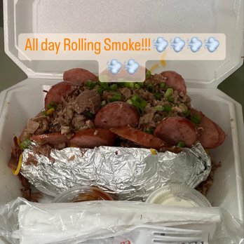 Rolling Smoked BBQ & Soul - Rolling Spuds - Barbeque Near Me Rolling Smoked BBQ & Soul - Rolling Spuds - Barbeque Near Me