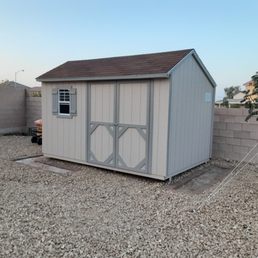 My shed without the ramp.