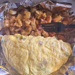 John Wayne Western with house potatoes. John Wayne Western with house potatoes.