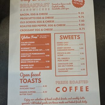 Daves Coffee - Winter menu - Coffee & Tea Near Me - Prov, Rhode Island