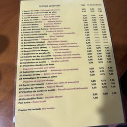 Bodega Guzmán - Menu 12/25