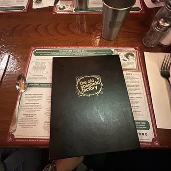 The Old Spaghetti Factory - Drink Menu and Regular Menu - Italian Near Me - Phoenix, Arizona The Old Spaghetti Factory - Drink Menu and Regular Menu - Italian Near Me - Phoenix, Arizona