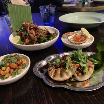 Long Chim Sydney - First half of the 9 course menu - Thai Near Me - Sydney, NSW