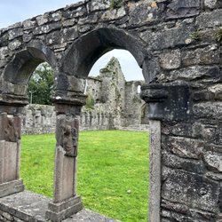 Jerpoint Abbey - Jerpoint Abbey cloisters.