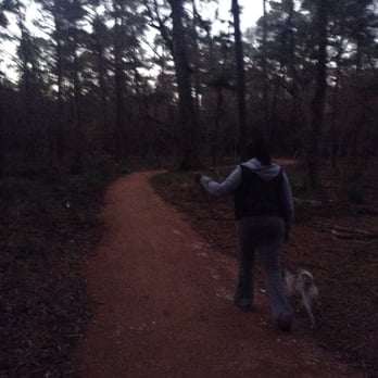 East End Park - Gail and Pocky strolling through the wilderness - Parks Near Me - Houston, Texas