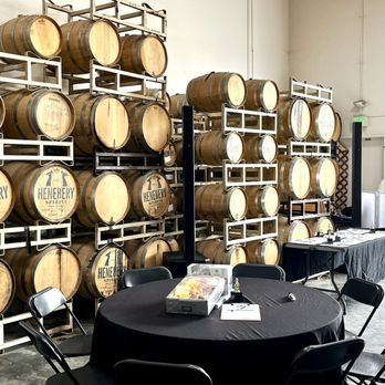 Henebery Spirits - Barrel room in the back - Distilleries Near Me - Vista, California