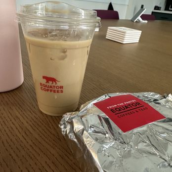 Equator Coffees - Iced Vanilla Latte Everything Bagel - Coffee & Tea Near Me - San Francisco, California Equator Coffees - Iced Vanilla Latte Everything Bagel - Coffee & Tea Near Me - San Francisco, California