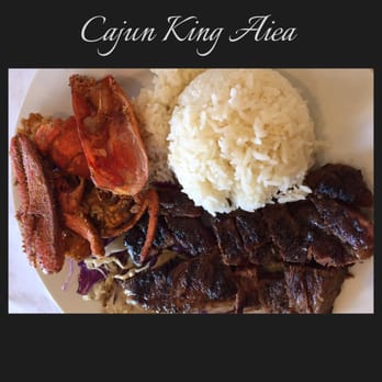 Cajun King Aiea - Not enough meat in their lobster but portion of their New York steak is decent. - Seafood Near Me - Aiea, Hawaii