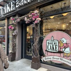 Make My Cake - Outside the restaurant