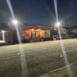 White Dragon Botanicals - Night time front view.