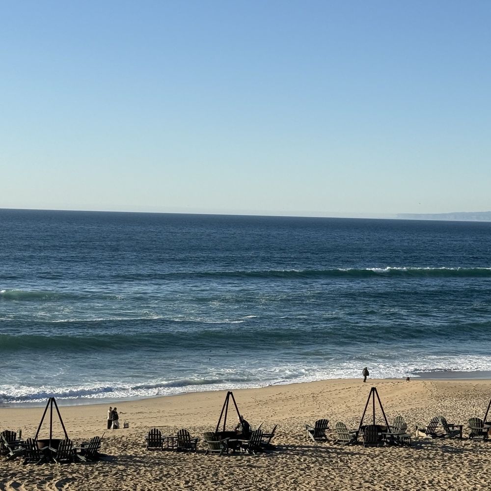 The Sanctuary Beach Resort - View from our suite. Fire gets lit about 30 minutes before sunset. - Resorts Near Me - Marina, California The Sanctuary Beach Resort - View from our suite. Fire gets lit about 30 minutes before sunset. - Resorts Near Me - Marina, California