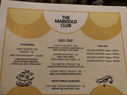 Menu photo 7 The Marigold Club Houston, TX Menu photo 7 The Marigold Club Houston, TX