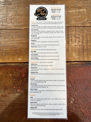 Menu photo 1 30 North Gastropub Brenham, TX Menu photo 1 30 North Gastropub Brenham, TX