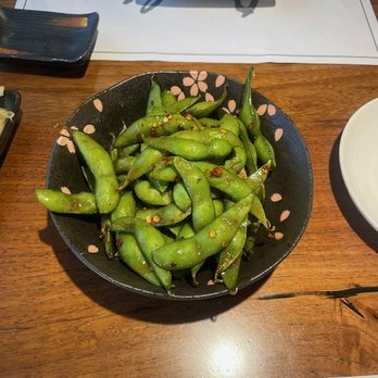 Asahi Sushi - Garlic Spicy Edamame - Sushi Bars Near Me - Granada Hills, California