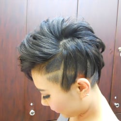 Korean Hair Stylist KIM - Womon's Two Block Cut