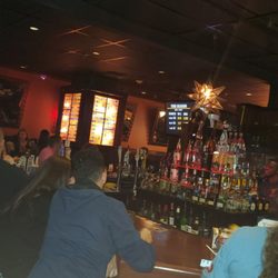 Santa Fe Mexican Grill - Busy bar area watching the Phillies.