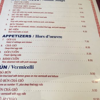 Dac Phuc Restaurant - In-house menu, photo taken 1/2018 - Vietnamese Near Me - San Jose, California Dac Phuc Restaurant - In-house menu, photo taken 1/2018 - Vietnamese Near Me - San Jose, California