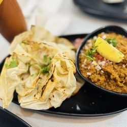 Chatpati Delhi - Roomali roti with veg kheema must try the roti was very good and kheema was bit spicy but flavorful
