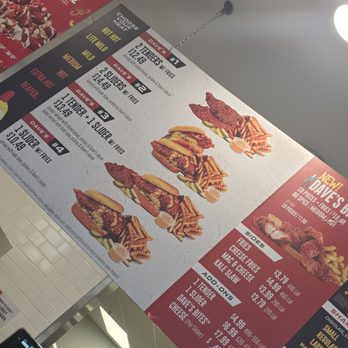 Dave's Hot Chicken - Menu - Chicken Shop Near Me - Indianapolis, Indiana Dave's Hot Chicken - Menu - Chicken Shop Near Me - Indianapolis, Indiana