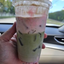 Strawberry matcha