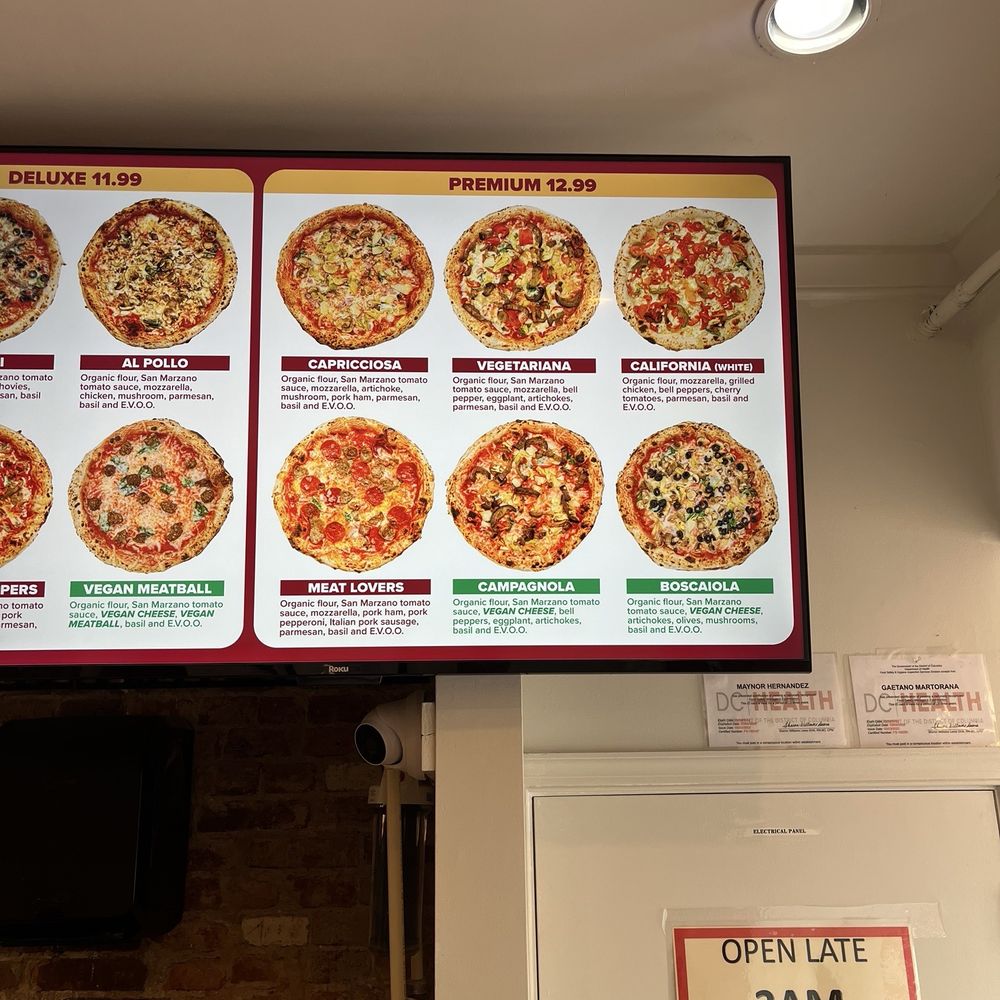 90 Second Pizza - Menu - Pizza Near Me - Washington, DC, District of Columbia 90 Second Pizza - Menu - Pizza Near Me - Washington, DC, District of Columbia