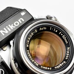 New York Camera of Princeton - This Nikon F2 is one of the SLR 35mm film cameras we have in the store. We also sell Canon AE-1s, Pentax K1000s, and many others!