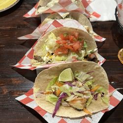 Señor Taco Mexican Grill & Bar - Grilled Buffalo shrimp taco, steak taco