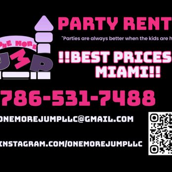 One more jump - Follow us on social media - Party Equipment Rentals Near Me One more jump - Follow us on social media - Party Equipment Rentals Near Me