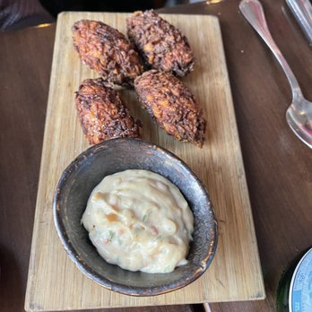 Ember & Ash - Ham croquettes-they come 3 to and order we asked for 4 since we were 4 - New American Near Me - Philadelphia, Pennsylvania Ember & Ash - Ham croquettes-they come 3 to and order we asked for 4 since we were 4 - New American Near Me - Philadelphia, Pennsylvania