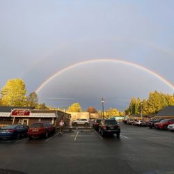 Jay Berry's Cafe - April 20th double rainbow