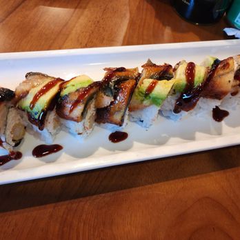 Sushi Ken - Dragon Roll. My Fav - Sushi Bars Near Me - Fremont, California Sushi Ken - Dragon Roll. My Fav - Sushi Bars Near Me - Fremont, California