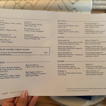 Ladino - Menu - Mediterranean Near Me - San Antonio, Texas