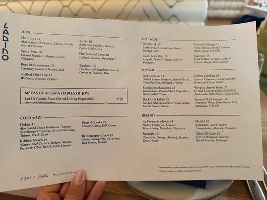 Menu photo 1 Ladino San Antonio, TX Menu photo 1 Ladino San Antonio, TX