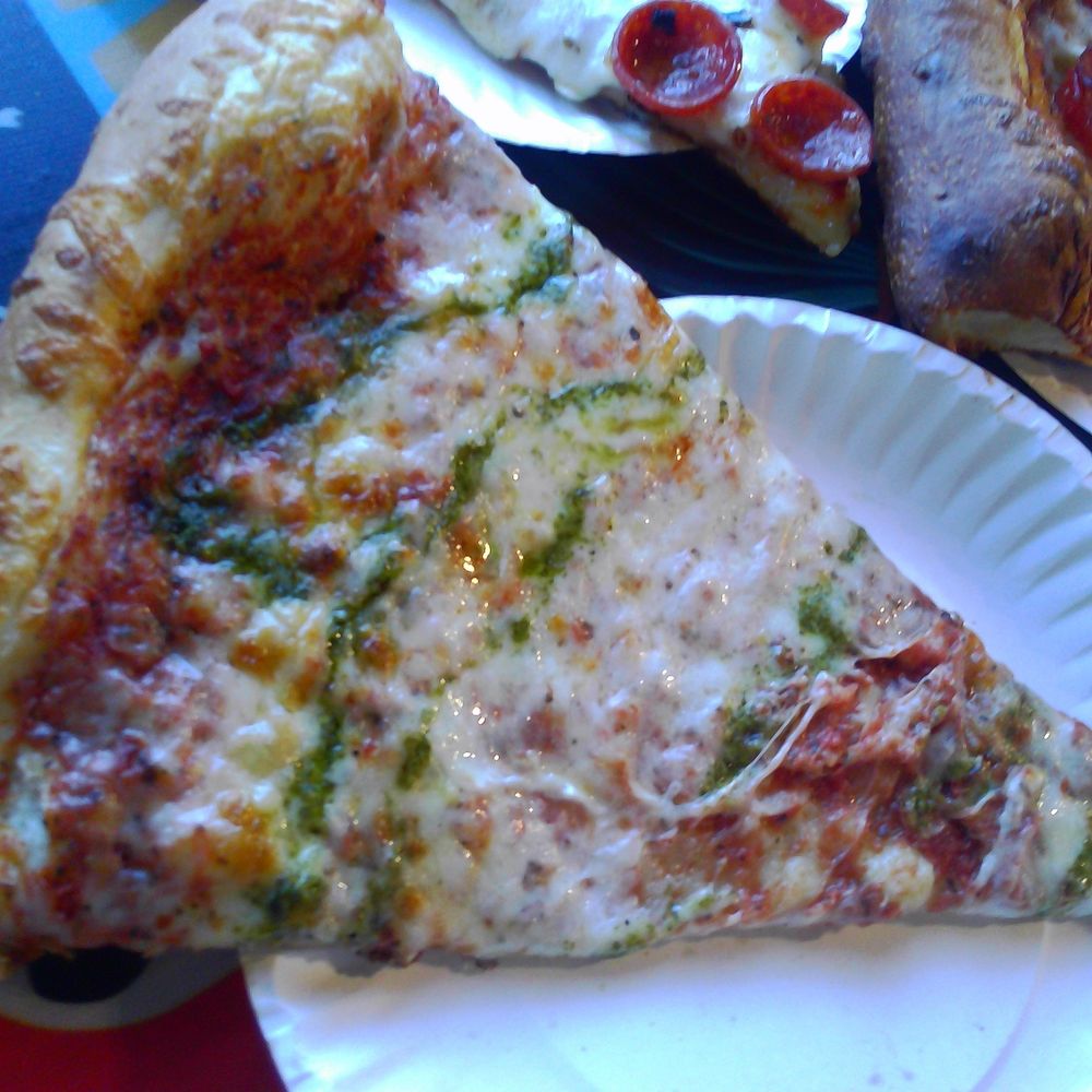 Pesto slice Pesto slice