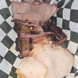 The Rib Shack - The shack platter Turkey, brisket and ribs