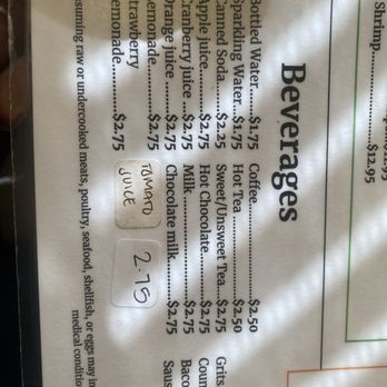 Lemon Leaf Cafe - Beverage menu - Breakfast & Brunch Near Me - Largo, Florida