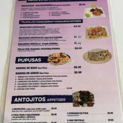 El Cafecito Restaurant - Menu
