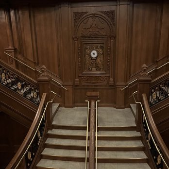 Titanic Museum Attraction - Grand staircase with state-of-the-art floors. Linoleum, seriously. - Museums Near Me - Pigeon Forge, Tennessee Titanic Museum Attraction - Grand staircase with state-of-the-art floors. Linoleum, seriously. - Museums Near Me - Pigeon Forge, Tennessee