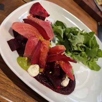 Block Restaurant - Block's Beet Salad was out of this world with bright flavors and blends of our earth's deep love for us. - New American Near Me - Provo, Utah