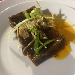 Food Literacy Center - Braised Tofu with ginger scallion oil @ Lunar New Year dinner!