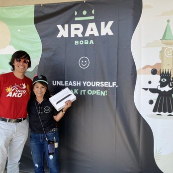 Krak Boba - With Amy, the owner. - Bubble Tea Near Me - Lake Forest, California