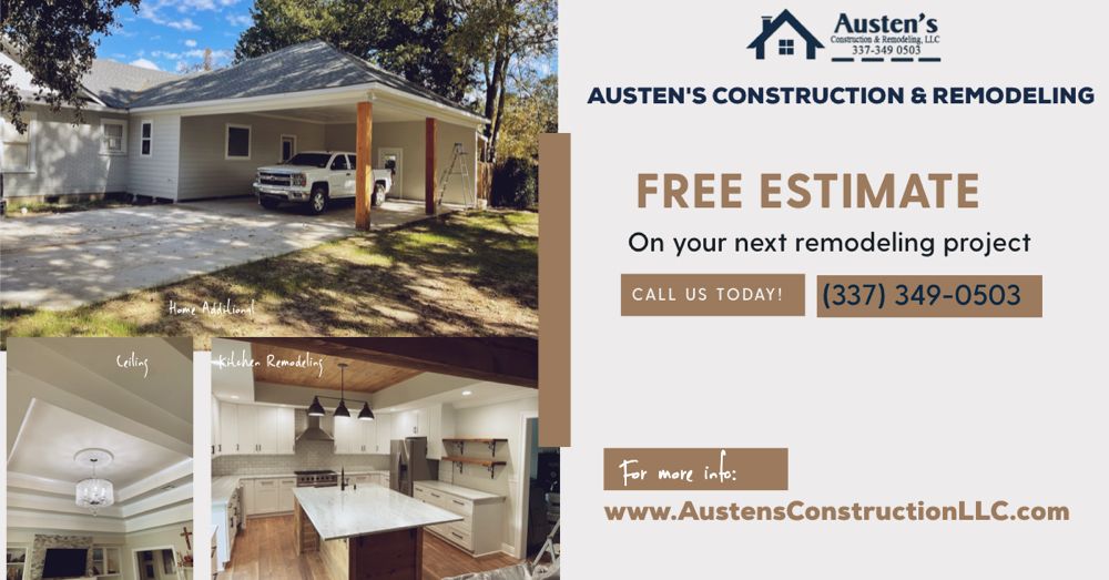 Slide of Austen's Construction & Remodeling