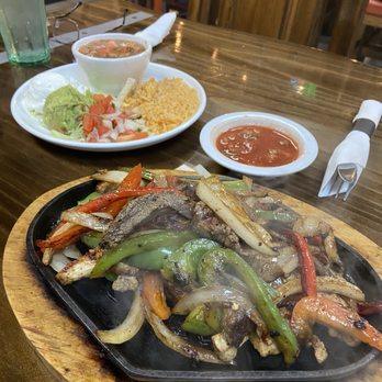 Flor De Jalisco - Chicken and beef fajitas were a - Mexican Near Me - Palm Desert, California Flor De Jalisco - Chicken and beef fajitas were a - Mexican Near Me - Palm Desert, California