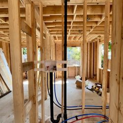JM Plumbing - Rough-in for laundry room