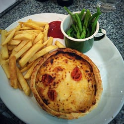 Harvester - Cauliflower cheese tart.