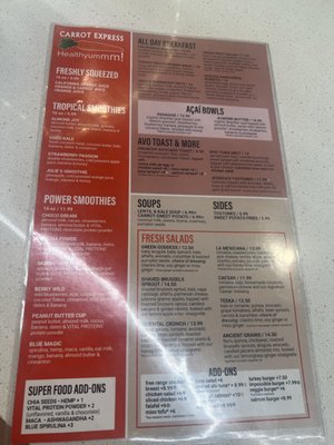 Menu photo 5 Carrot Express Plantation, FL