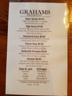 Menu photo 7 Graham’s Historical Restaurant Glacier, WA Menu photo 7 Graham’s Historical Restaurant Glacier, WA
