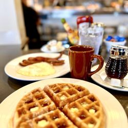 Cozy Corner Restaurant & Pancake House - Belgium Waffle Combo
