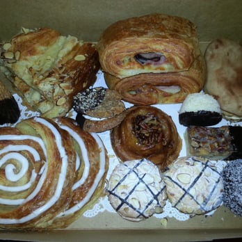 The Danish Pastry House - Top right Kringle, Ham & Cheese croissant. On the bottom, Icing Snails and Macaroons. Tons of other stuff in between - Bakeries Near Me - Watertown, Massachusetts The Danish Pastry House - Top right Kringle, Ham & Cheese croissant. On the bottom, Icing Snails and Macaroons. Tons of other stuff in between - Bakeries Near Me - Watertown, Massachusetts